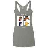 T-Shirts Venetian Grey / X-Small Bojackz Women's Triblend Racerback Tank