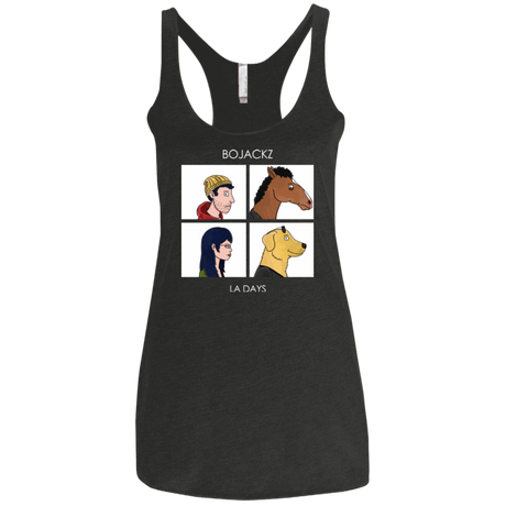 T-Shirts Vintage Black / X-Small Bojackz Women's Triblend Racerback Tank