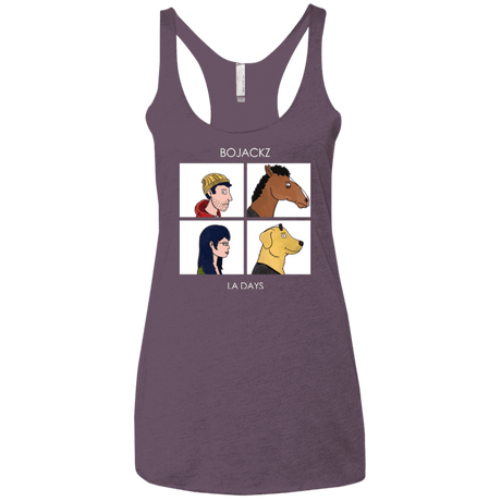 T-Shirts Vintage Purple / X-Small Bojackz Women's Triblend Racerback Tank