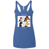 T-Shirts Vintage Royal / X-Small Bojackz Women's Triblend Racerback Tank