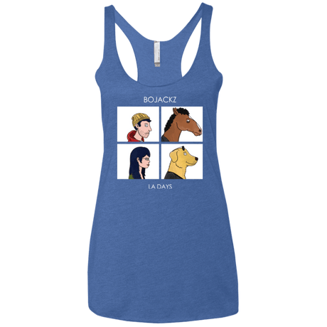 T-Shirts Vintage Royal / X-Small Bojackz Women's Triblend Racerback Tank