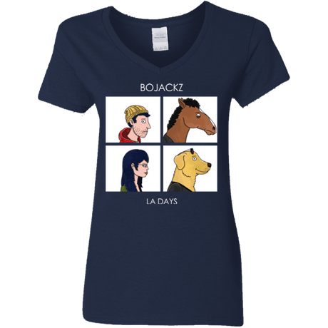 T-Shirts Navy / S Bojackz Women's V-Neck T-Shirt