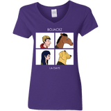 T-Shirts Purple / S Bojackz Women's V-Neck T-Shirt