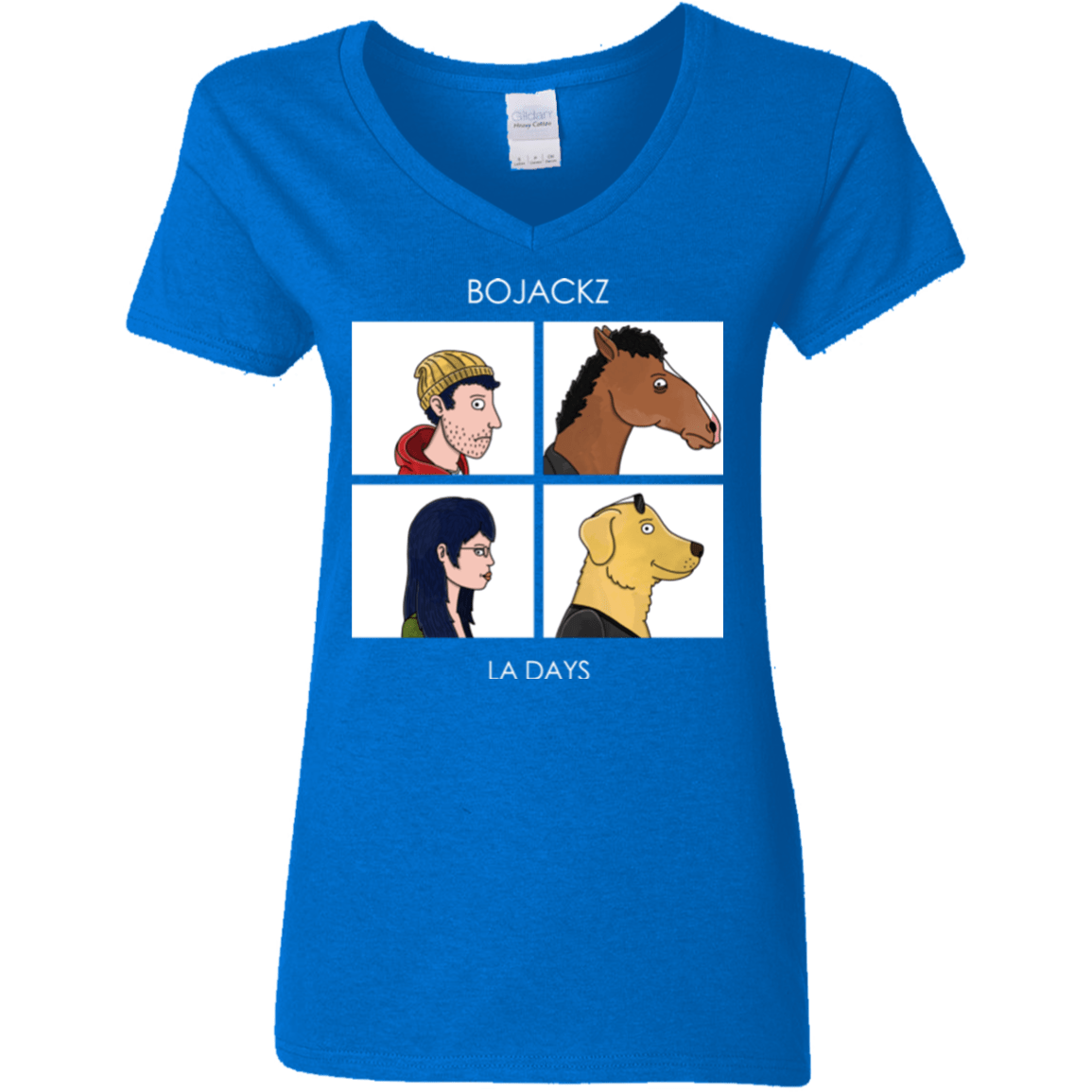 T-Shirts Royal / S Bojackz Women's V-Neck T-Shirt