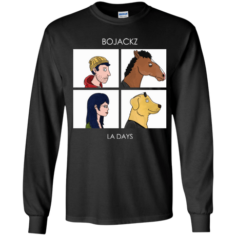 T-Shirts Black / YS Bojackz Youth Long Sleeve T-Shirt