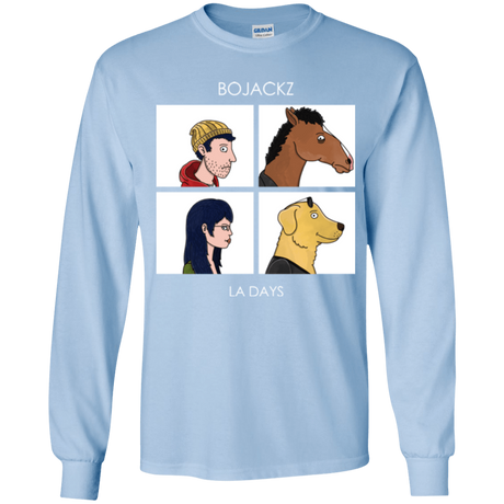 T-Shirts Light Blue / YS Bojackz Youth Long Sleeve T-Shirt