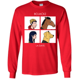 T-Shirts Red / YS Bojackz Youth Long Sleeve T-Shirt