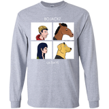 T-Shirts Sport Grey / YS Bojackz Youth Long Sleeve T-Shirt