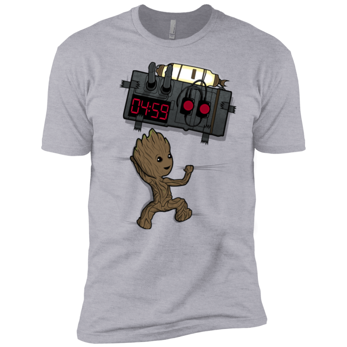 T-Shirts Heather Grey / YXS Bomb In Your Chest! Boys Premium T-Shirt