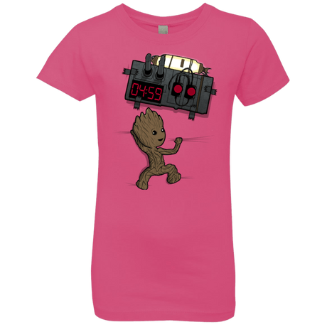 T-Shirts Hot Pink / YXS Bomb In Your Chest! Girls Premium T-Shirt