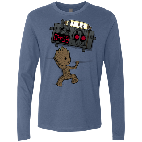T-Shirts Indigo / Small Bomb In Your Chest! Men's Premium Long Sleeve