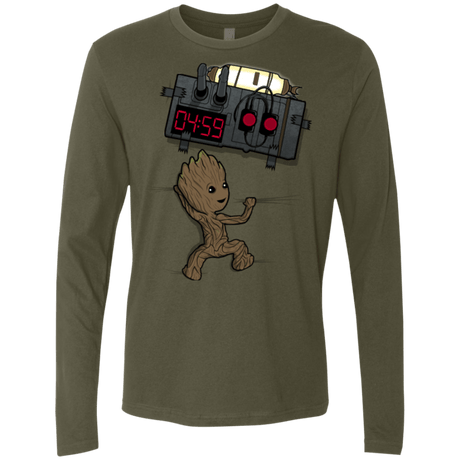 T-Shirts Military Green / Small Bomb In Your Chest! Men's Premium Long Sleeve