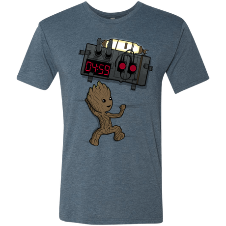 T-Shirts Indigo / Small Bomb In Your Chest! Men's Triblend T-Shirt