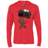 T-Shirts Vintage Red / X-Small Bomb In Your Chest! Triblend Long Sleeve Hoodie Tee