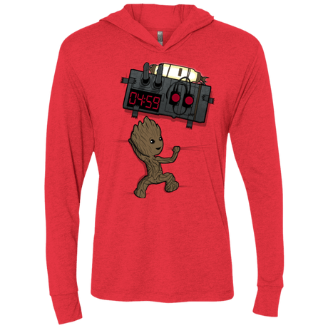 T-Shirts Vintage Red / X-Small Bomb In Your Chest! Triblend Long Sleeve Hoodie Tee