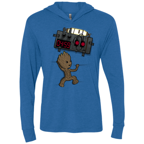 T-Shirts Vintage Royal / X-Small Bomb In Your Chest! Triblend Long Sleeve Hoodie Tee