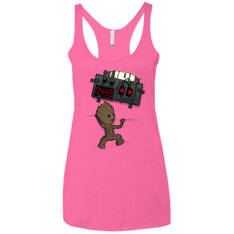 T-Shirts Vintage Pink / X-Small Bomb In Your Chest! Women's Triblend Racerback Tank