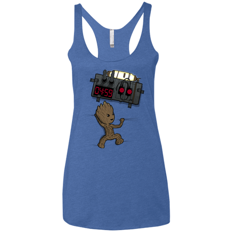 T-Shirts Vintage Royal / X-Small Bomb In Your Chest! Women's Triblend Racerback Tank