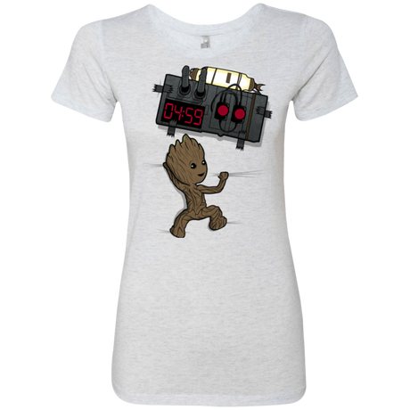 T-Shirts Heather White / Small Bomb In Your Chest! Women's Triblend T-Shirt