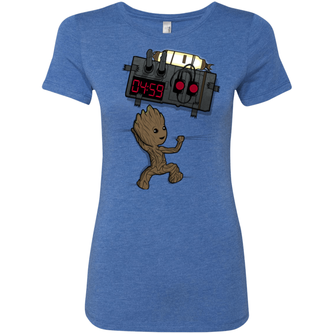 T-Shirts Vintage Royal / Small Bomb In Your Chest! Women's Triblend T-Shirt