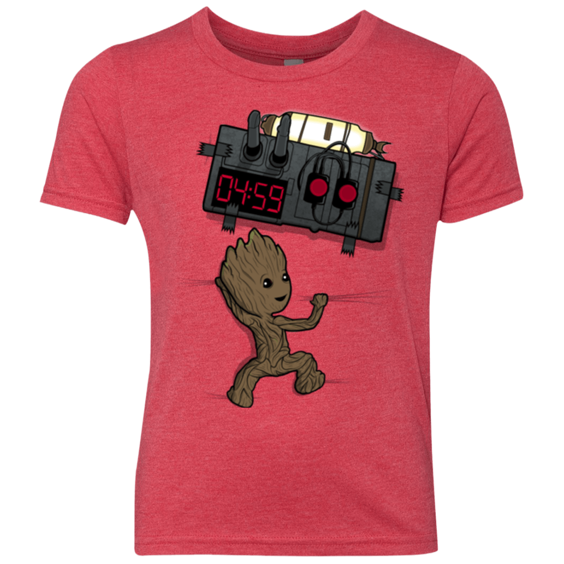 T-Shirts Vintage Red / YXS Bomb In Your Chest! Youth Triblend T-Shirt