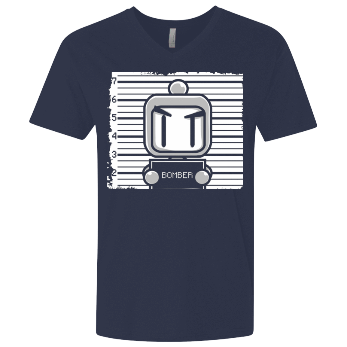 T-Shirts Midnight Navy / X-Small BOMBER Men's Premium V-Neck