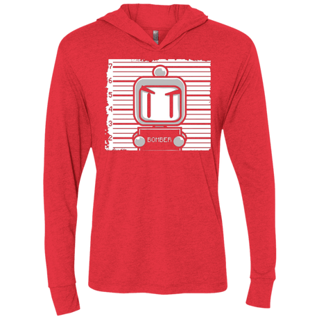 T-Shirts Vintage Red / X-Small BOMBER Triblend Long Sleeve Hoodie Tee