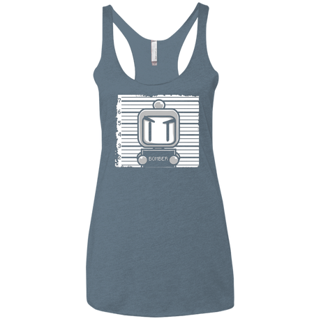 T-Shirts Indigo / X-Small BOMBER Women's Triblend Racerback Tank