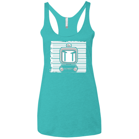 T-Shirts Tahiti Blue / X-Small BOMBER Women's Triblend Racerback Tank