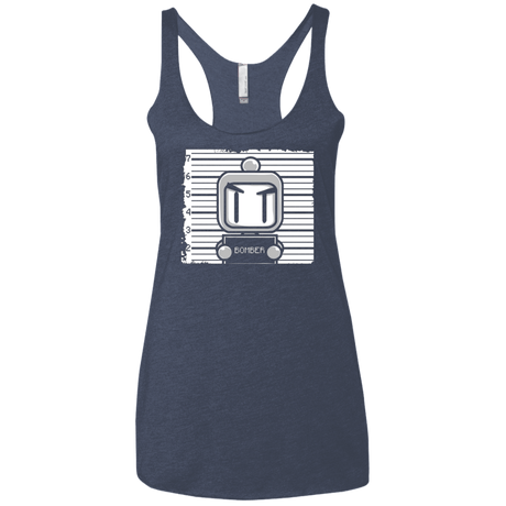 T-Shirts Vintage Navy / X-Small BOMBER Women's Triblend Racerback Tank