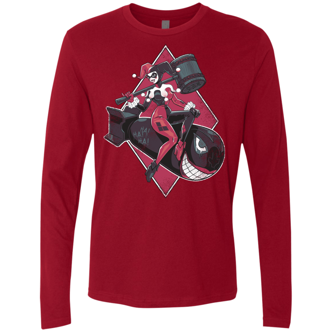 T-Shirts Cardinal / Small Bombs Away Men's Premium Long Sleeve