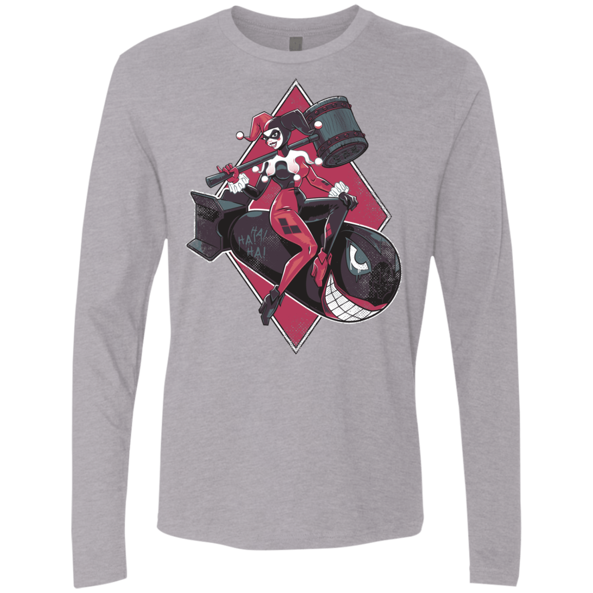 T-Shirts Heather Grey / Small Bombs Away Men's Premium Long Sleeve