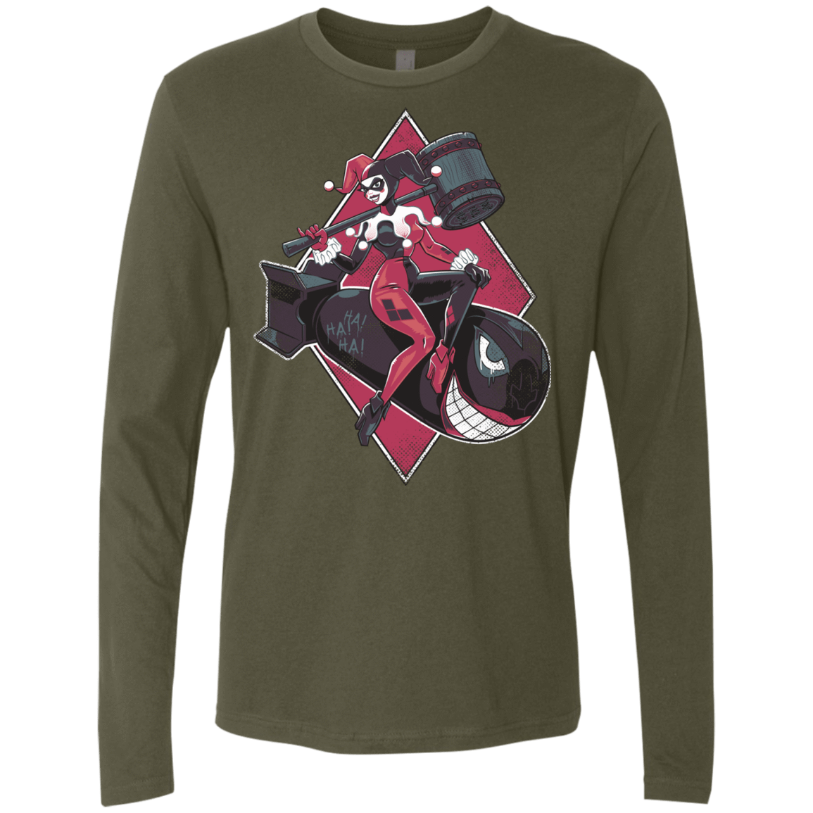T-Shirts Military Green / Small Bombs Away Men's Premium Long Sleeve