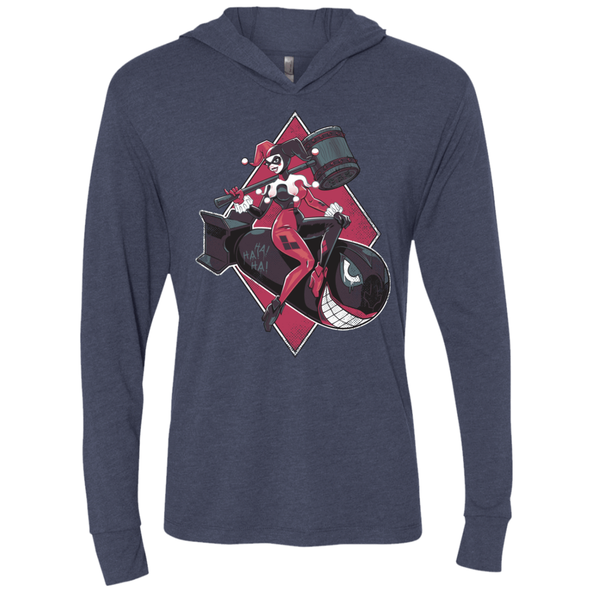 T-Shirts Vintage Navy / X-Small Bombs Away Triblend Long Sleeve Hoodie Tee