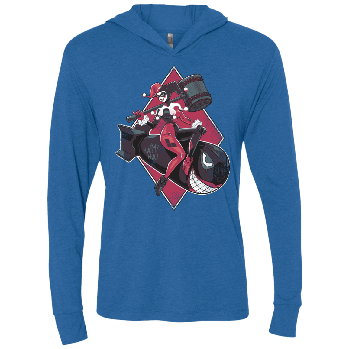 T-Shirts Vintage Royal / X-Small Bombs Away Triblend Long Sleeve Hoodie Tee