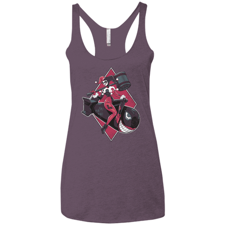 T-Shirts Vintage Purple / X-Small Bombs Away Women's Triblend Racerback Tank