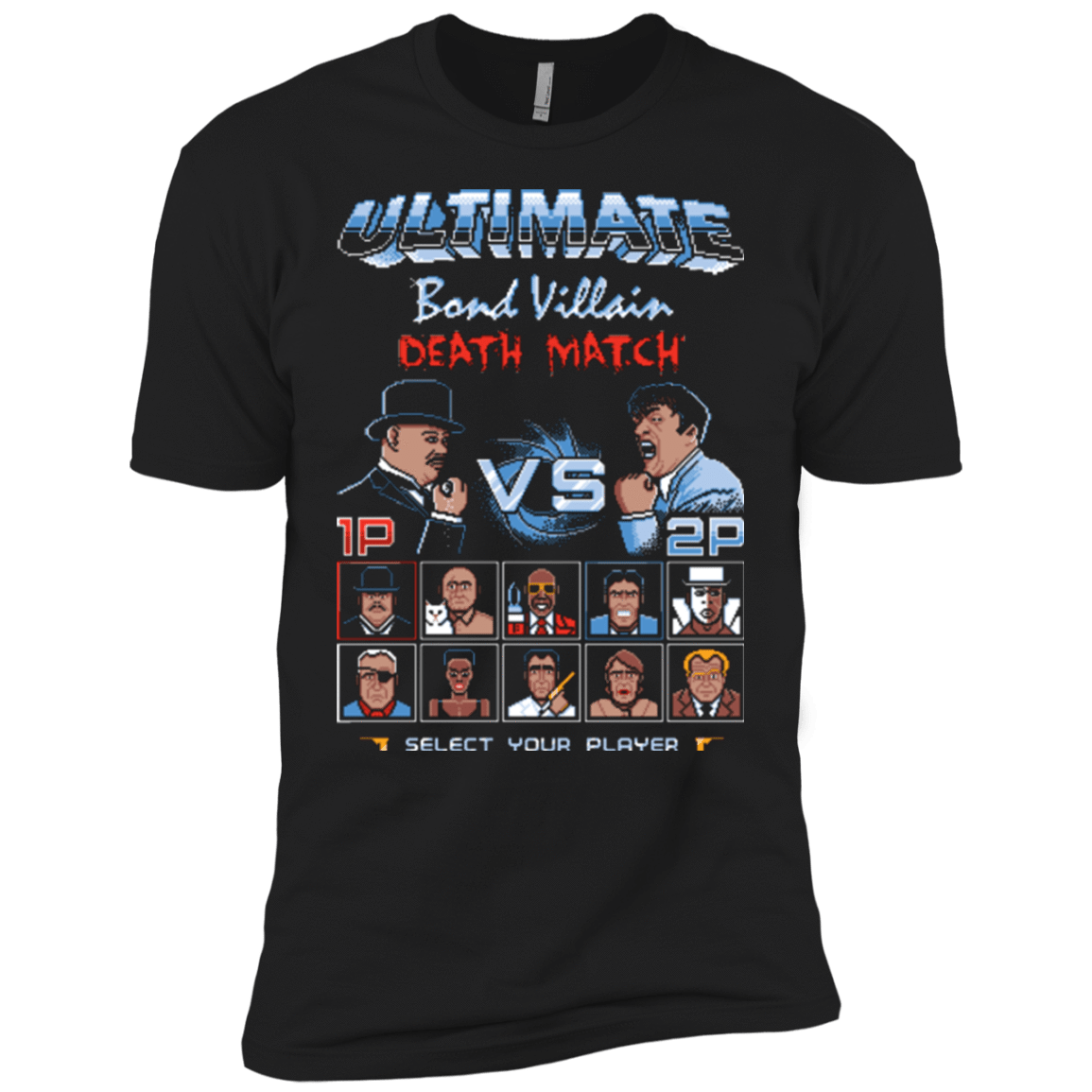 T-Shirts Black / YXS Bond Villain Death Match Boys Premium T-Shirt