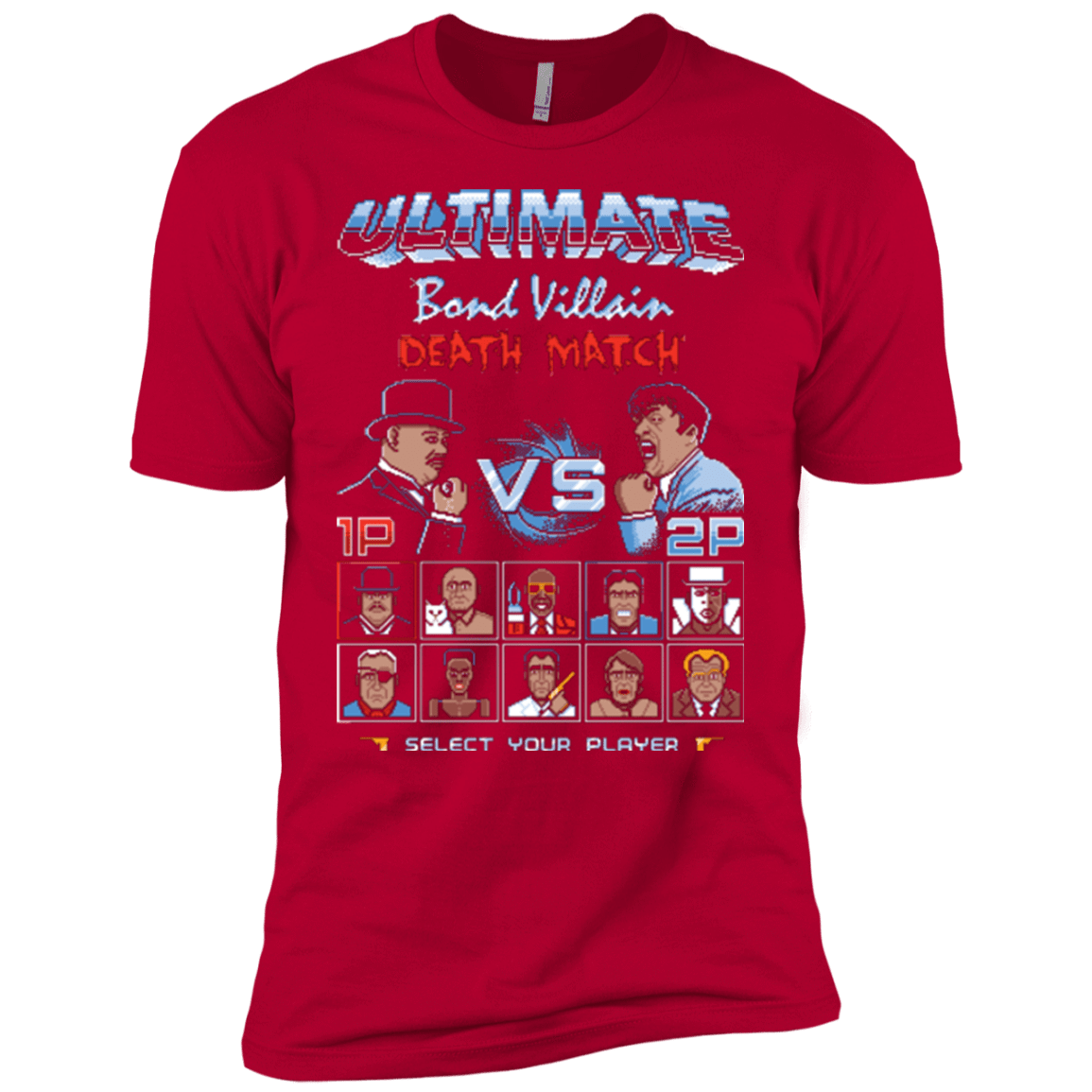 T-Shirts Red / YXS Bond Villain Death Match Boys Premium T-Shirt