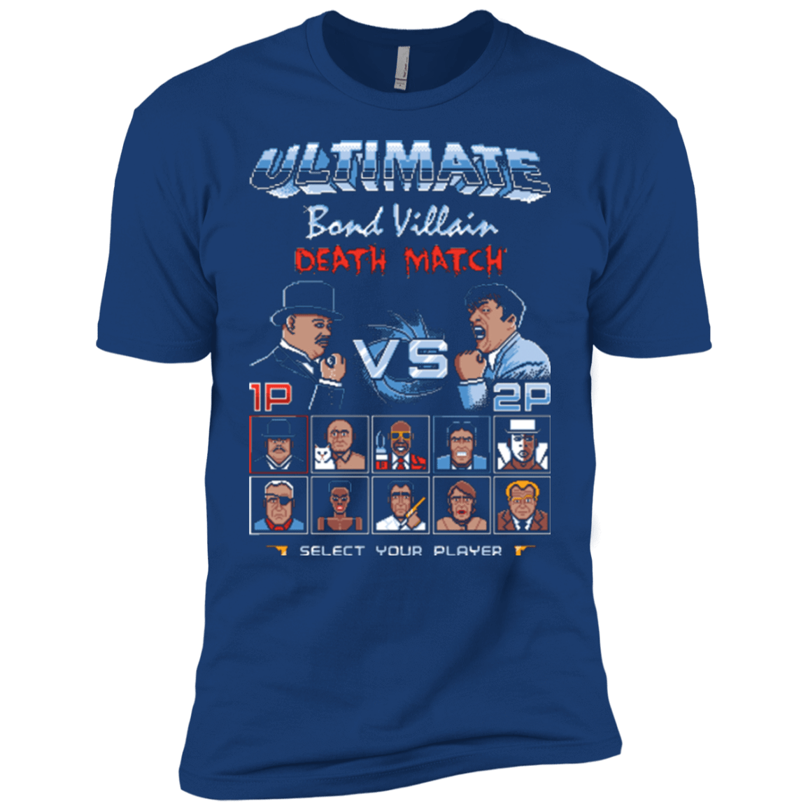 T-Shirts Royal / YXS Bond Villain Death Match Boys Premium T-Shirt