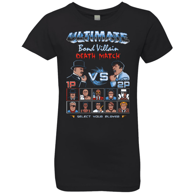 T-Shirts Black / YXS Bond Villain Death Match Girls Premium T-Shirt