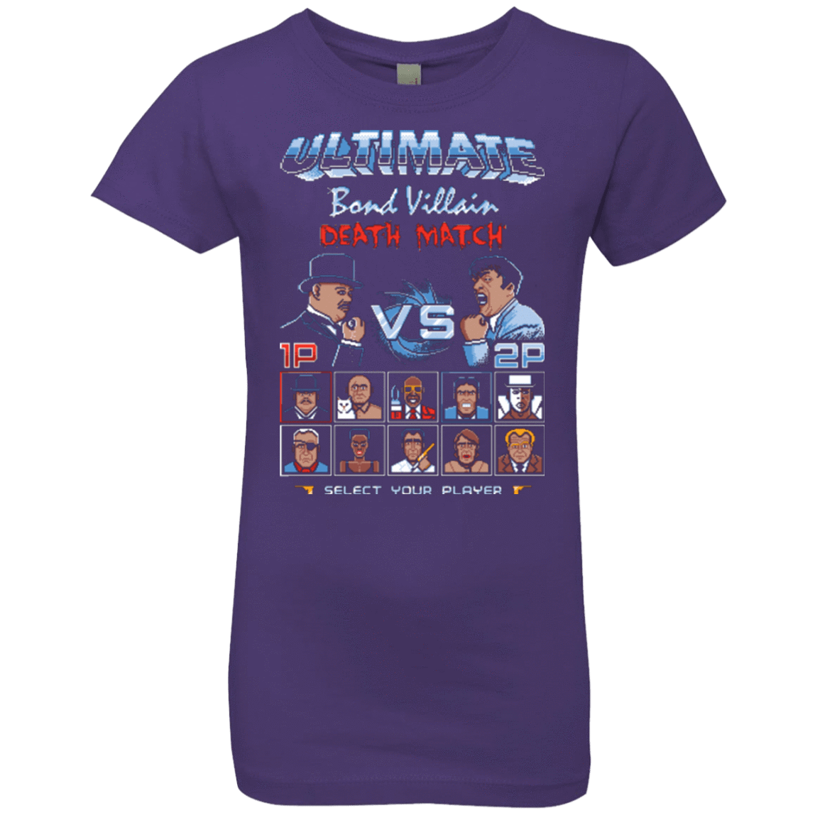 T-Shirts Purple Rush / YXS Bond Villain Death Match Girls Premium T-Shirt