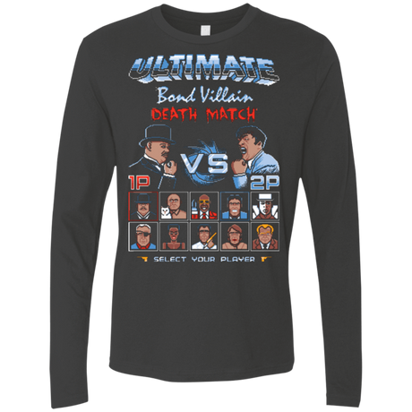 T-Shirts Heavy Metal / Small Bond Villain Death Match Men's Premium Long Sleeve