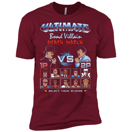 T-Shirts Cardinal / X-Small Bond Villain Death Match Men's Premium T-Shirt