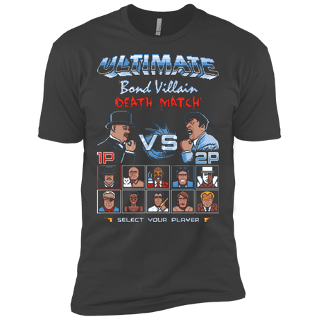 T-Shirts Heavy Metal / X-Small Bond Villain Death Match Men's Premium T-Shirt