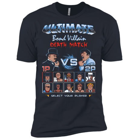 T-Shirts Indigo / X-Small Bond Villain Death Match Men's Premium T-Shirt