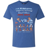 T-Shirts Vintage Royal / Small Bond Villain Death Match Men's Triblend T-Shirt