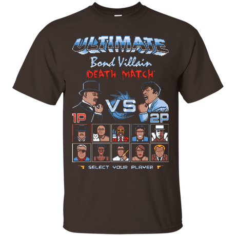 T-Shirts Dark Chocolate / Small Bond Villain Death Match T-Shirt