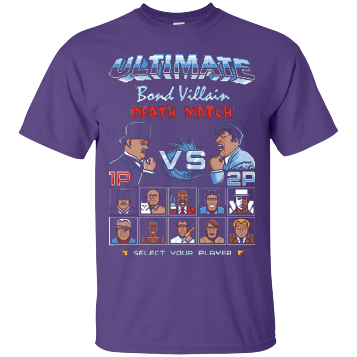 T-Shirts Purple / Small Bond Villain Death Match T-Shirt