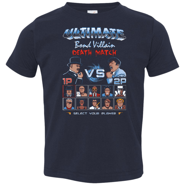 T-Shirts Navy / 2T Bond Villain Death Match Toddler Premium T-Shirt