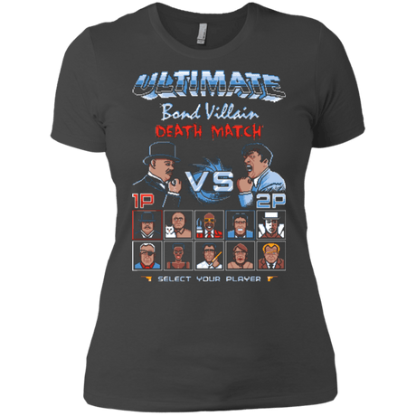T-Shirts Heavy Metal / X-Small Bond Villain Death Match Women's Premium T-Shirt